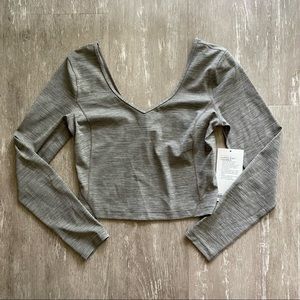 Lululemon Align Long Sleeve Shirt - Heathered Rover